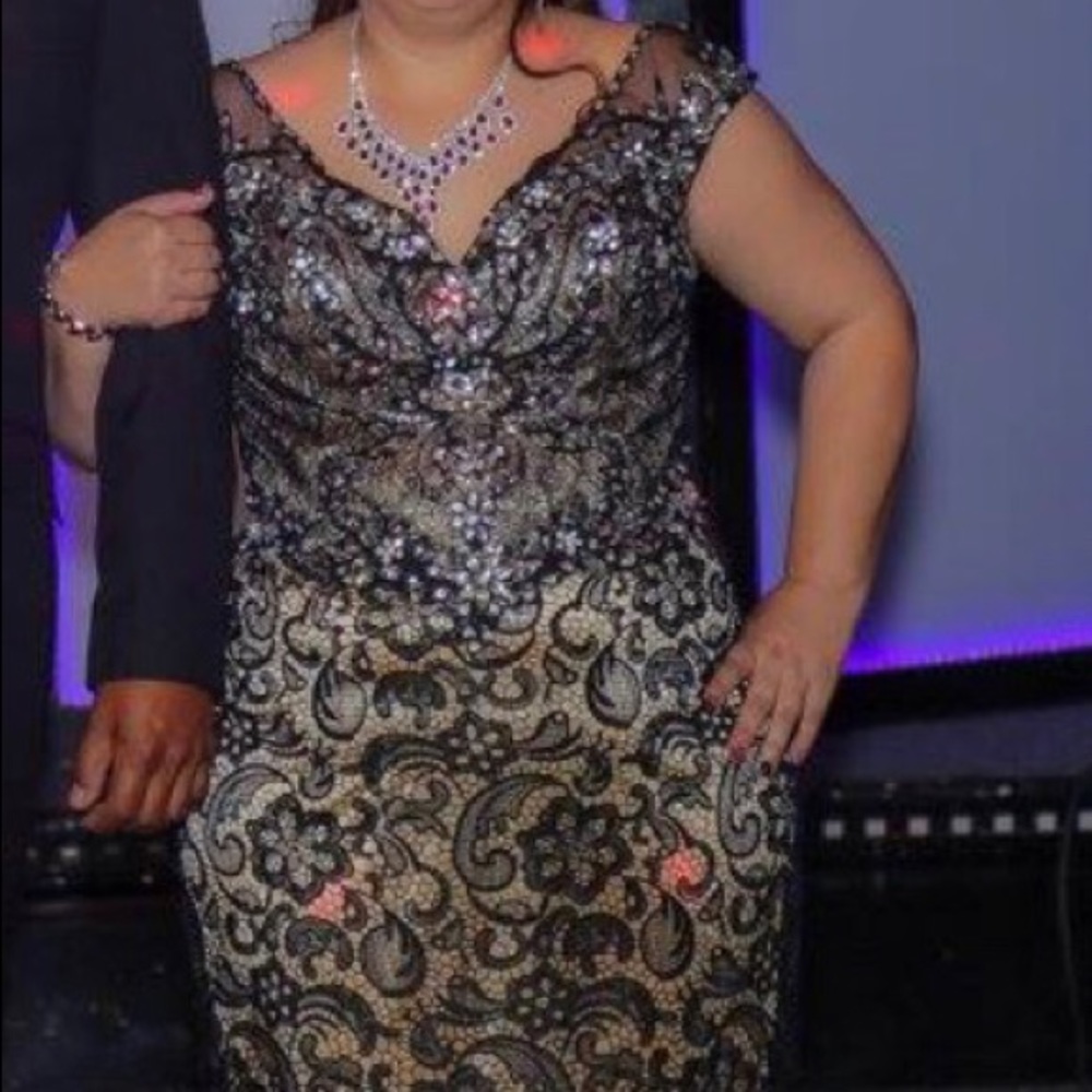 Black and Tan dress